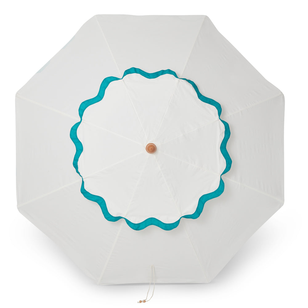 Emma Wavy white/turquoise