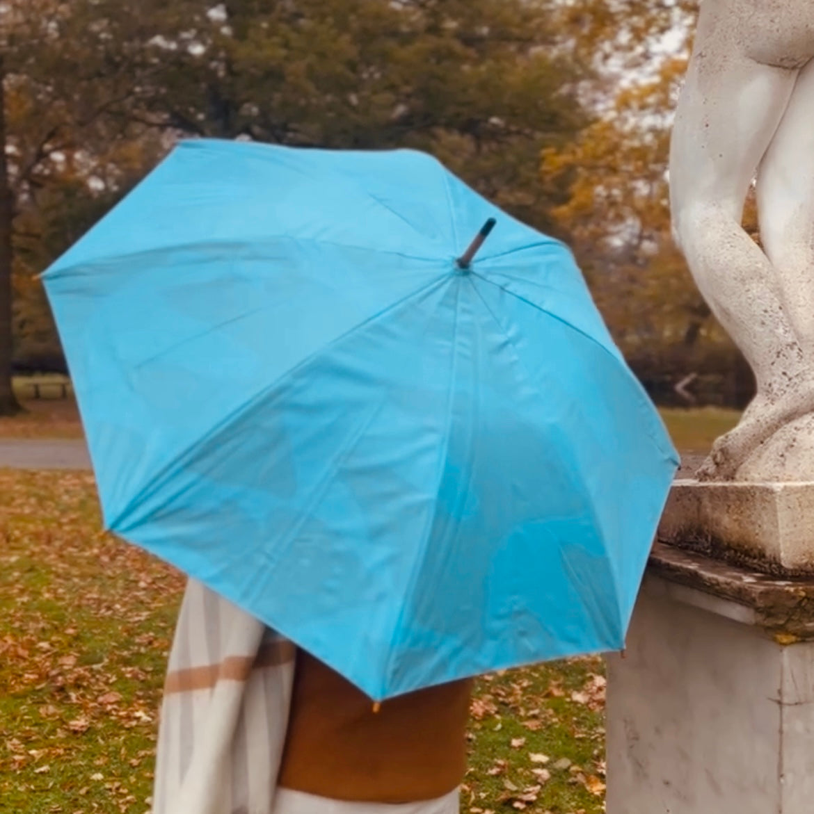 Rosa Klassiskt Paraply