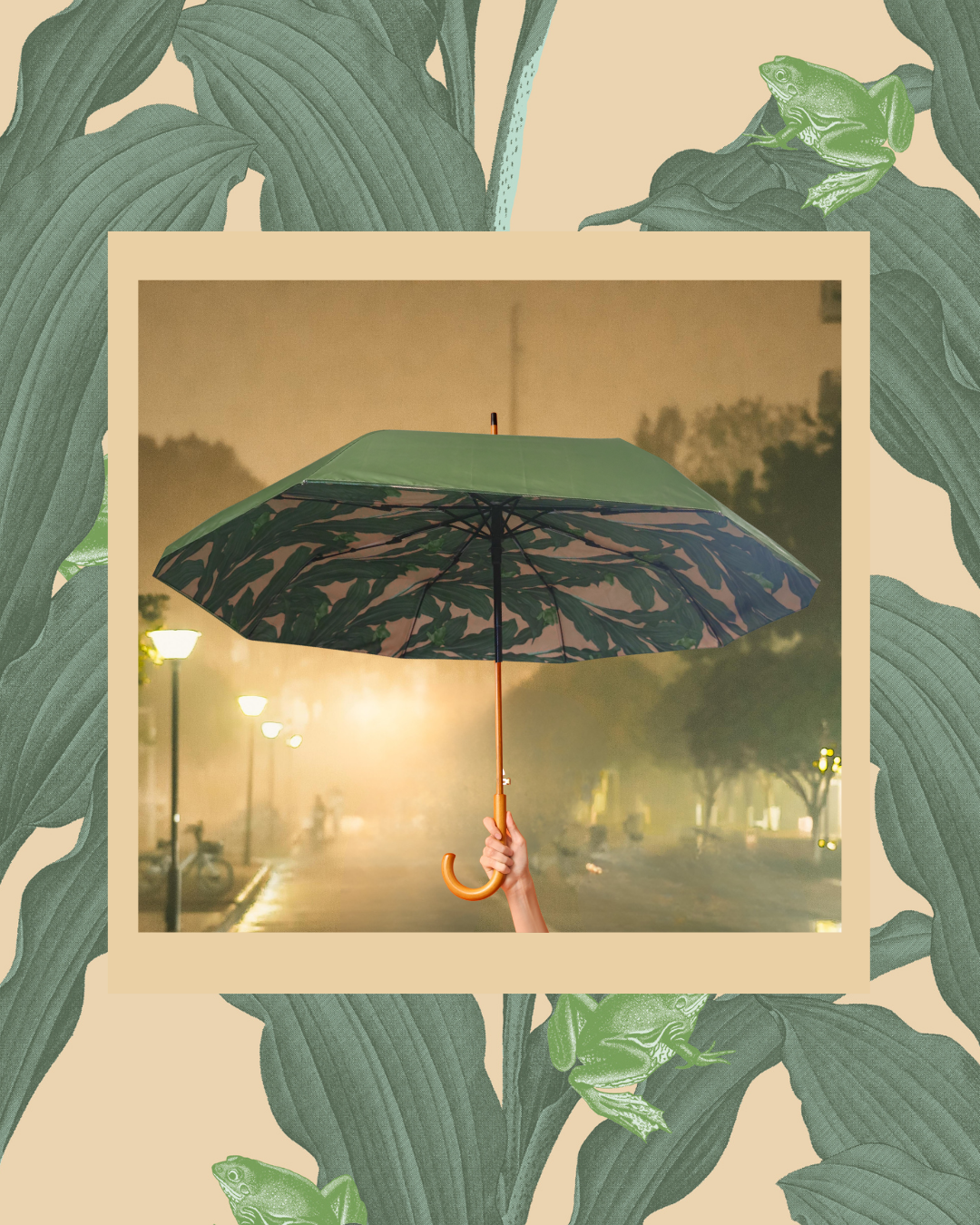 Kermit klassiskt paraply