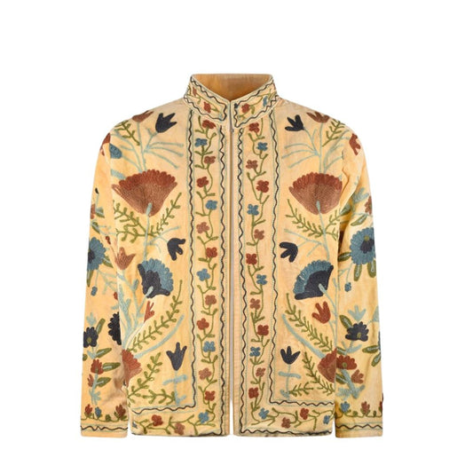Broderad sammetsjacka
